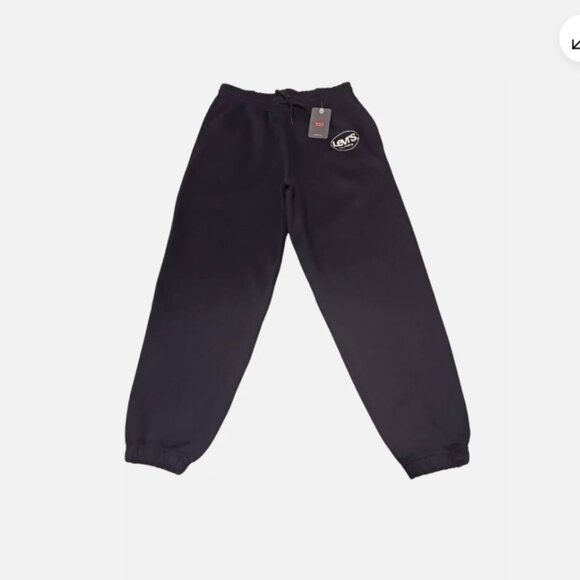 Levi's California Fleece Jogger Sweatpants Mens Size M Elastic Waist Drawstring - Picture 1 of 11